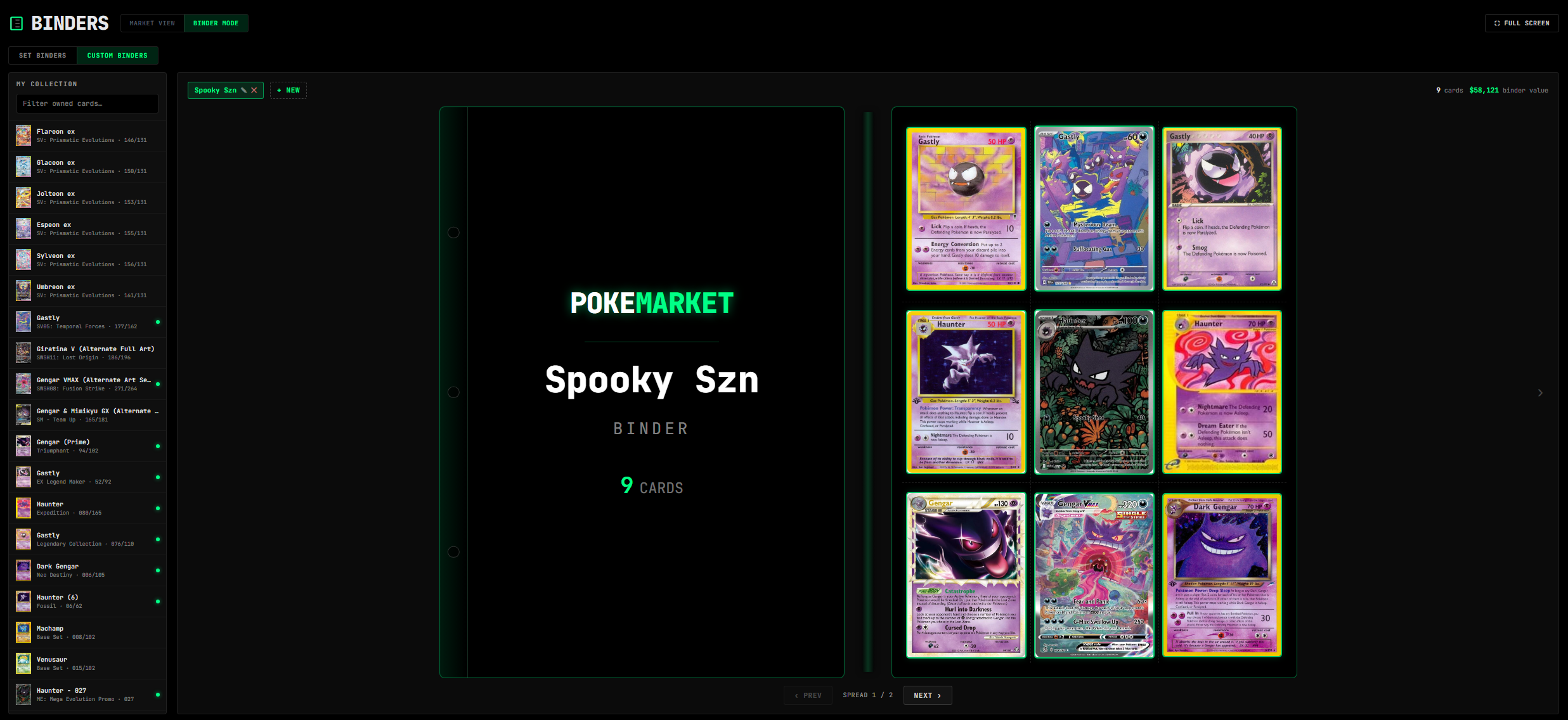 Custom binder — Spooky Szn